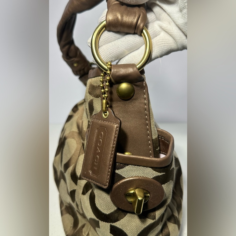COACH PARKER OPT ART SHOULDER BAG - Picture 12 of 13